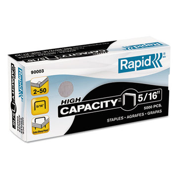 Rapid® High Capacity Staples, 0.31" Leg, 0.5" Crown, Steel, 5,000-box freeshipping - TVN Wholesale